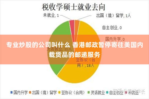 专业炒股的公司叫什么 香港邮政暂停寄往美国内载货品的邮递服务
