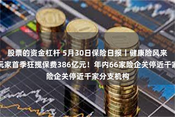 股票的资金杠杆 5月30日保险日报丨健康险风来了，五大玩家首季狂揽保费386亿元！年内66家险企关停近千家分支机构