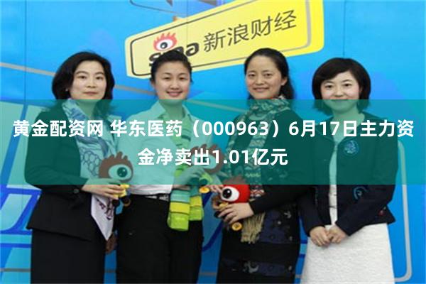 黄金配资网 华东医药（000963）6月17日主力资金净卖出1.01亿元