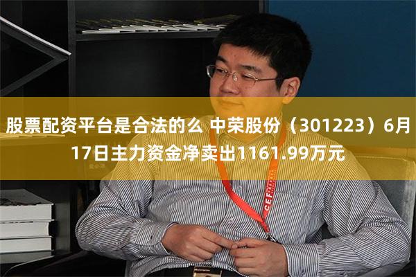 股票配资平台是合法的么 中荣股份（301223）6月17日主力资金净卖出1161.99万元
