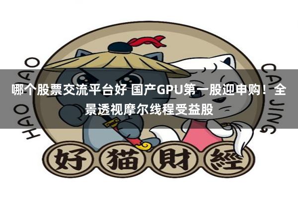 哪个股票交流平台好 国产GPU第一股迎申购！全景透视摩尔线程受益股