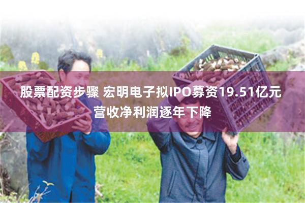 股票配资步骤 宏明电子拟IPO募资19.51亿元 营收净利润逐年下降